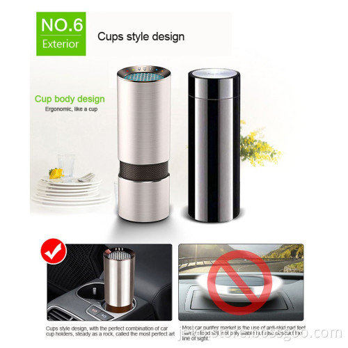 Nice industrial design metal air purifier for car